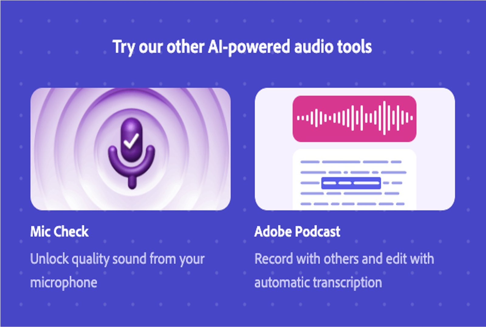 Adobe Speech Enhancer