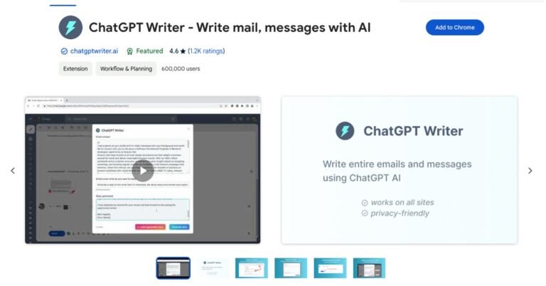 ChatGPT Writer