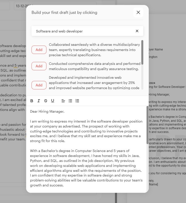 How to Use AI to Write a Winning Cover Letter