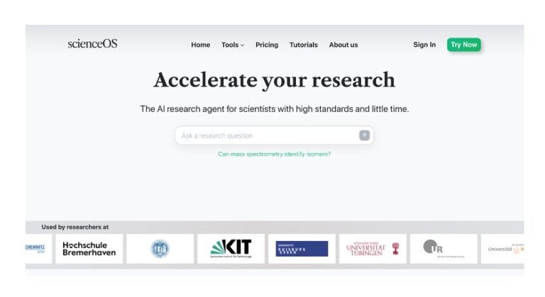​ScienceOS: Key Features, Benefits, & Use Cases I TheAIPedia