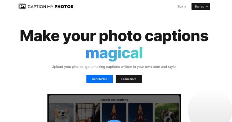 Caption My Photos
