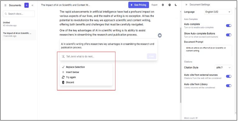 How to Use AI to Write a Research Articles 13