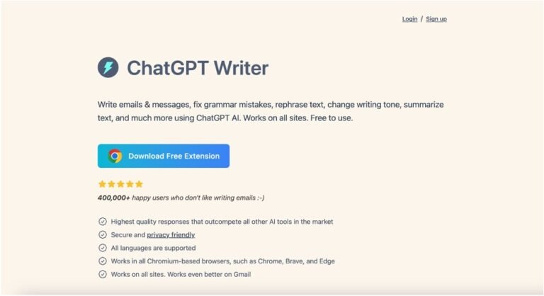 ChatGPT Writer