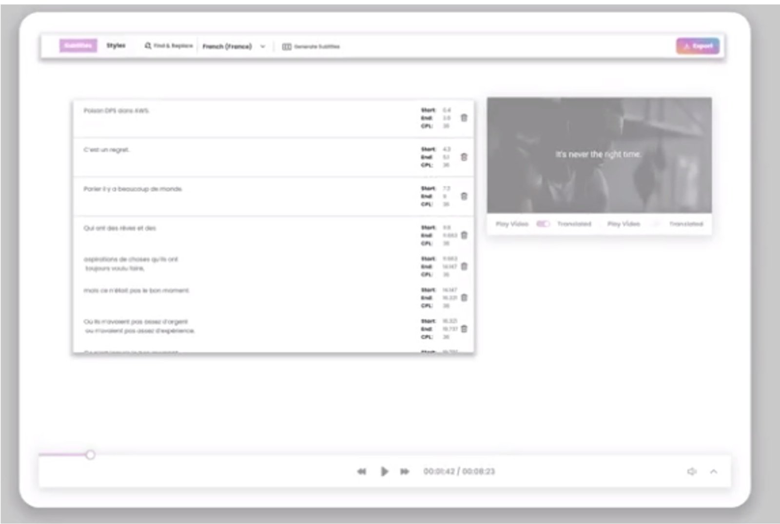 Translate.Video