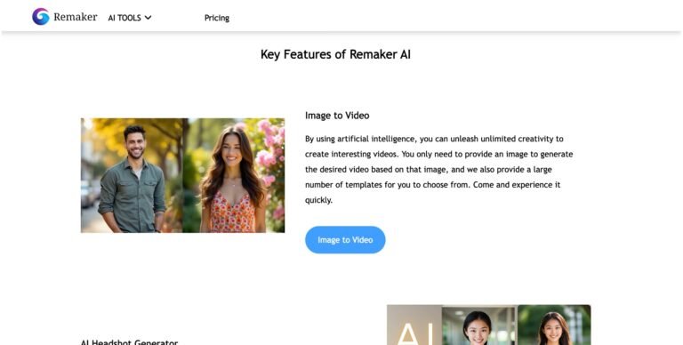 ​Remaker AI: Key Features, Benefits, & Use Cases I TheAIPedia