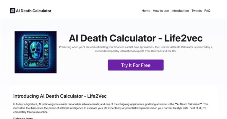 AI Death Calculator