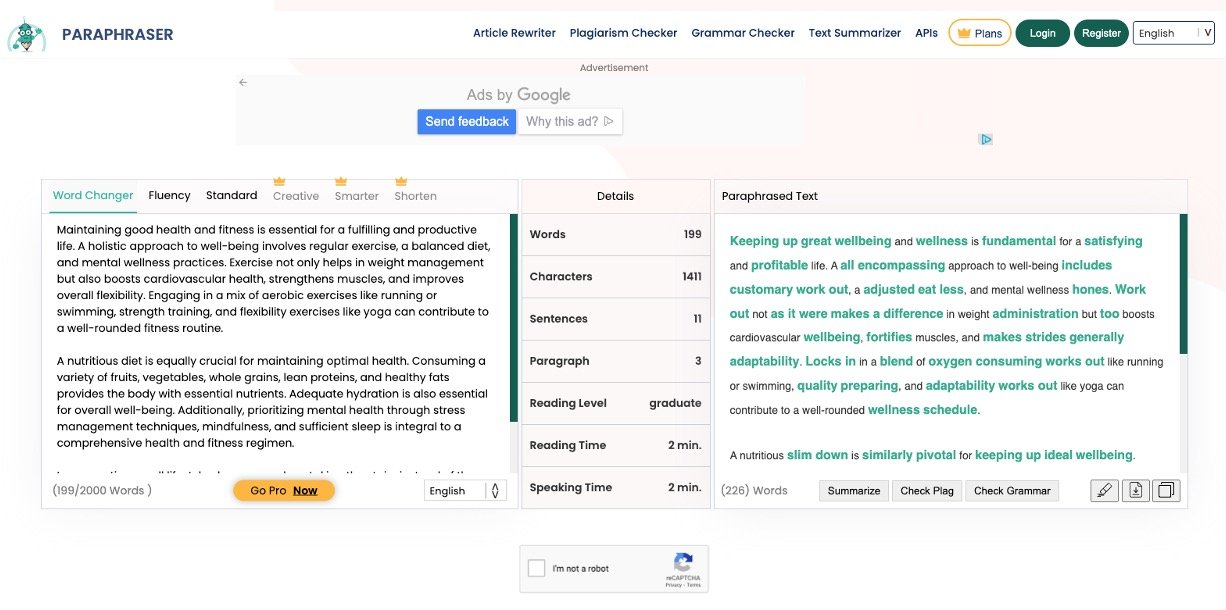 Paraphraser.io