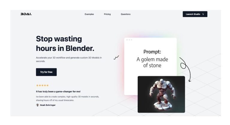 3D AI Studio