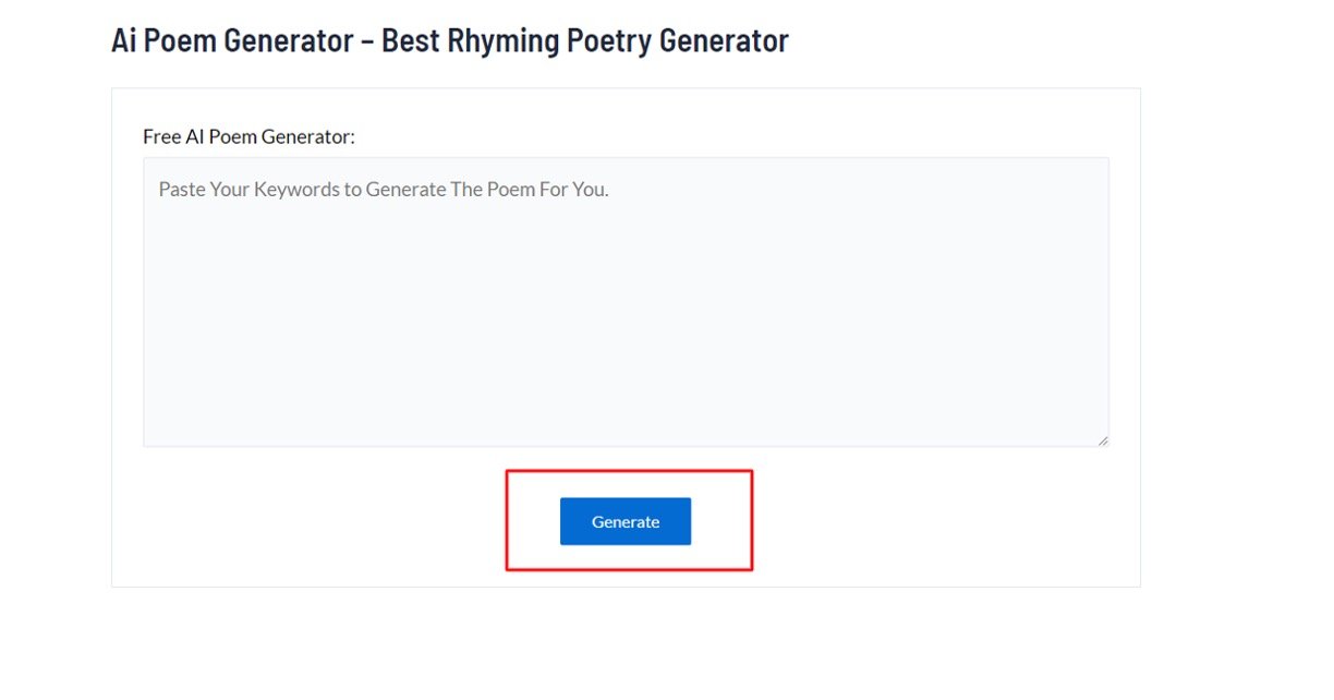 Read more about the article AI Poem Generator