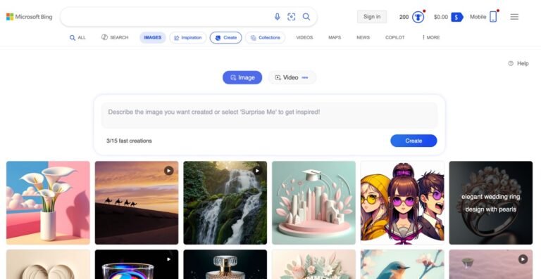 Bing AI Image Generator