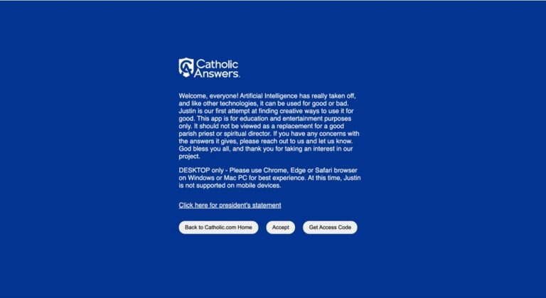 Catholic Answers AI
